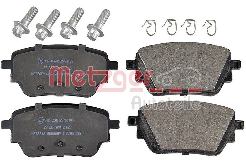 METZGER AUTOTEILE 1170957 Brake Pad Set, disc brake