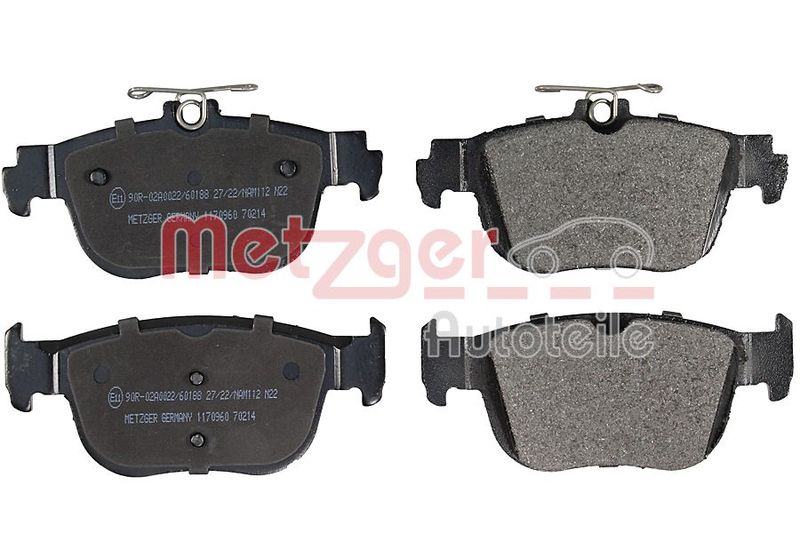 METZGER AUTOTEILE 1170960 Brake Pad Set, disc brake