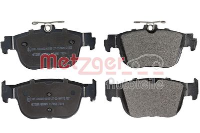 Brake Pad Set, disc brake METZGER AUTOTEILE 1170960