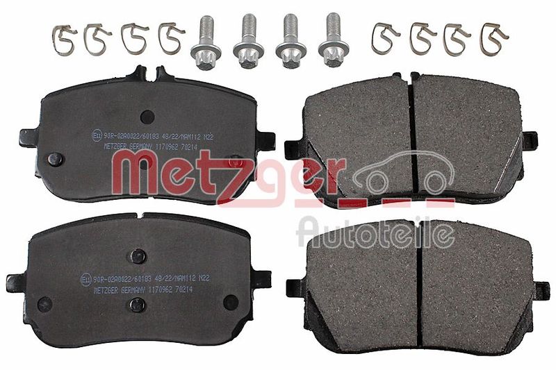 METZGER AUTOTEILE 1170962 Brake Pad Set, disc brake