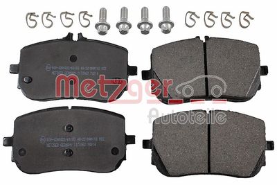 Brake Pad Set, disc brake METZGER AUTOTEILE 1170962