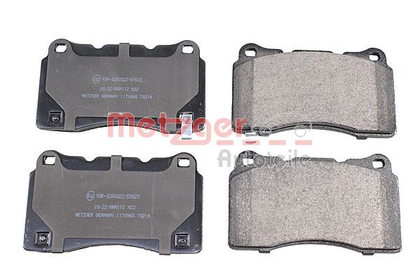 METZGER AUTOTEILE 1170965 Brake Pad Set, disc brake