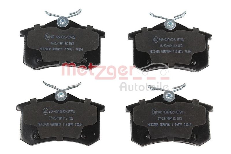 METZGER AUTOTEILE 1170971 Brake Pad Set, disc brake