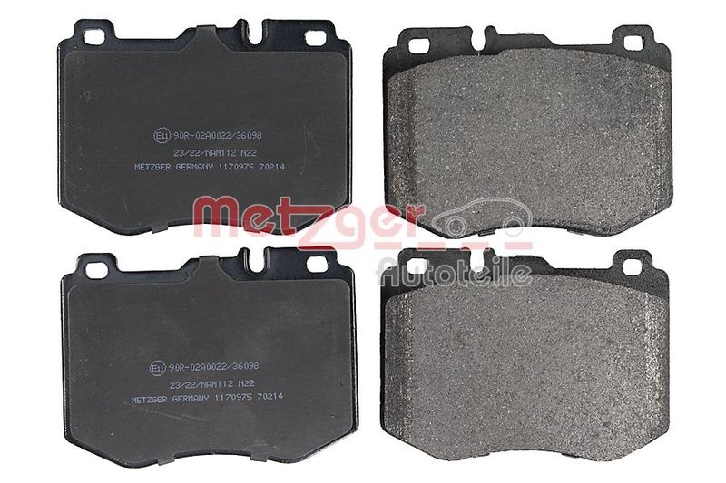 METZGER AUTOTEILE 1170975 Brake Pad Set, disc brake