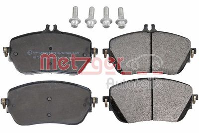 Brake Pad Set, disc brake METZGER AUTOTEILE 1170976