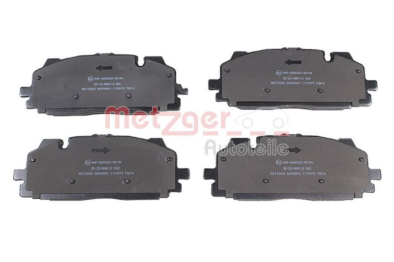METZGER AUTOTEILE 1170979 Brake Pad Set, disc brake