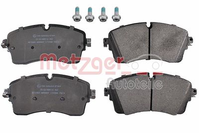 Brake Pad Set, disc brake METZGER AUTOTEILE 1170985