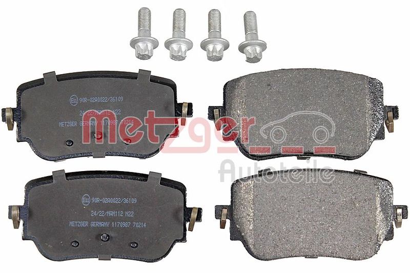 METZGER AUTOTEILE 1170987 Brake Pad Set, disc brake