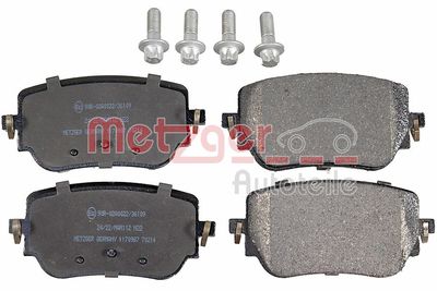 Brake Pad Set, disc brake METZGER AUTOTEILE 1170987