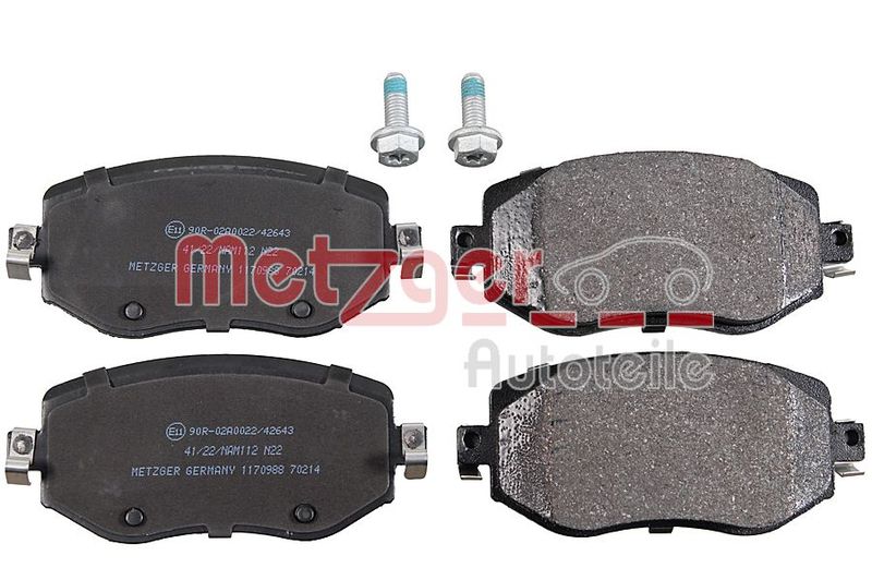 METZGER AUTOTEILE 1170988 Brake Pad Set, disc brake