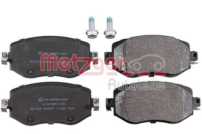 Brake Pad Set, disc brake METZGER AUTOTEILE 1170988