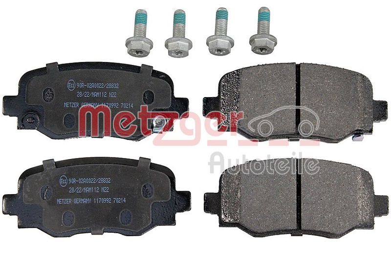 METZGER AUTOTEILE 1170992 Brake Pad Set, disc brake