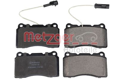 Brake Pad Set, disc brake METZGER AUTOTEILE 1171000
