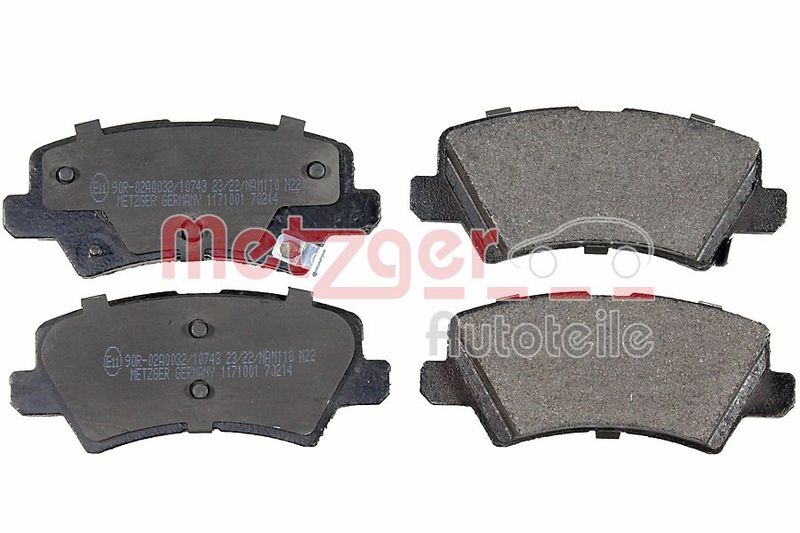 METZGER AUTOTEILE 1171001 Brake Pad Set, disc brake