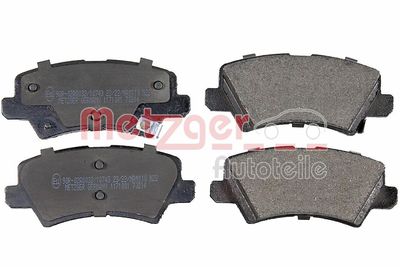 Brake Pad Set, disc brake METZGER AUTOTEILE 1171001