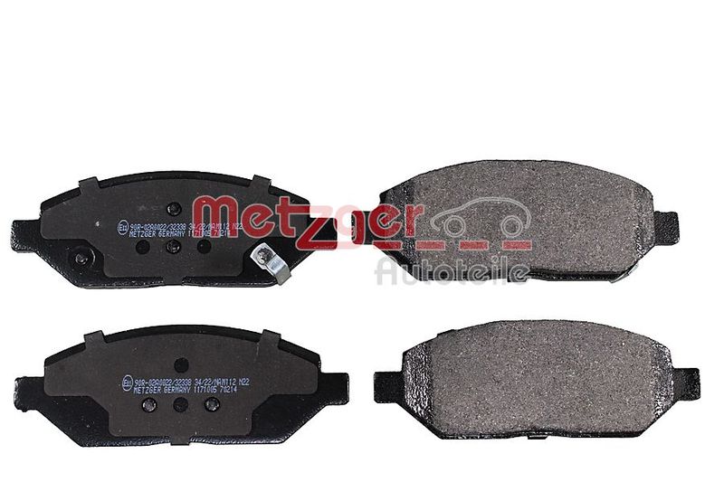 METZGER AUTOTEILE 1171005 Brake Pad Set, disc brake