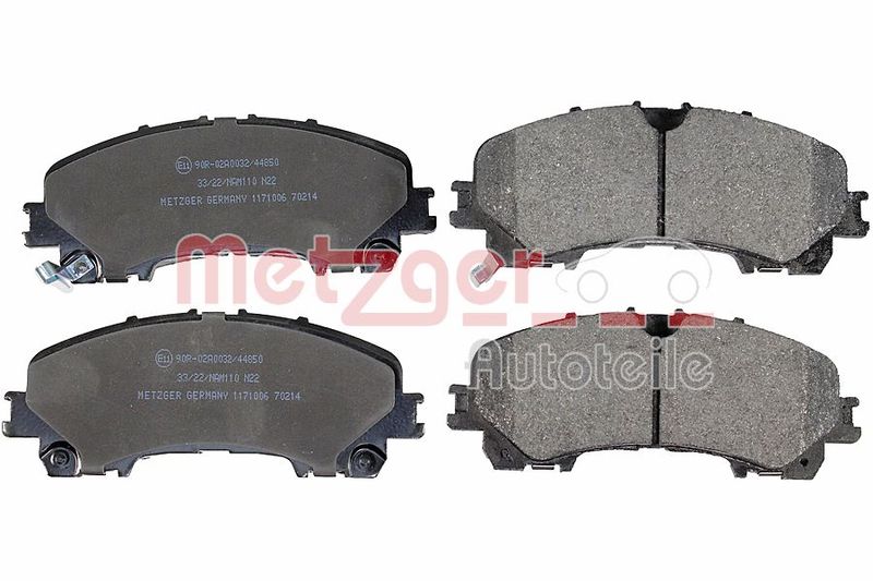 METZGER AUTOTEILE 1171006 Brake Pad Set, disc brake