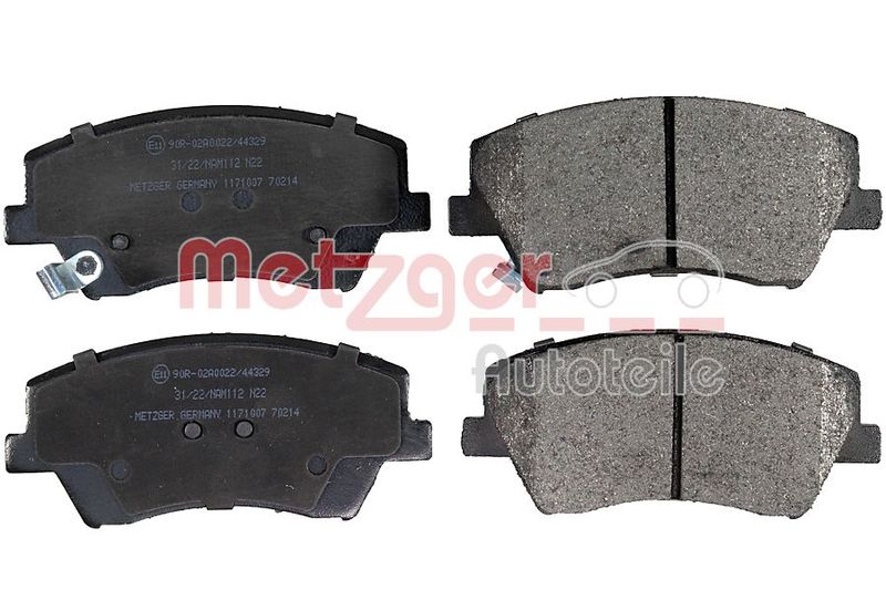 METZGER AUTOTEILE 1171007 Brake Pad Set, disc brake