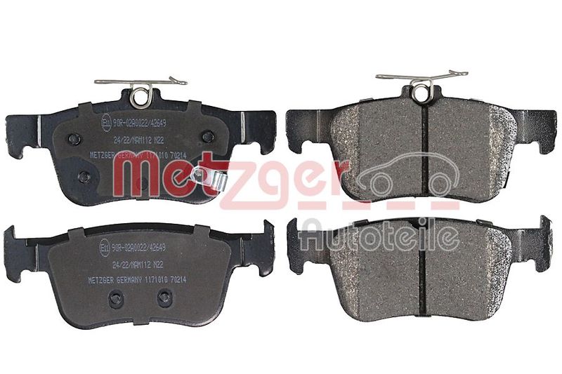 METZGER AUTOTEILE 1171010 Brake Pad Set, disc brake
