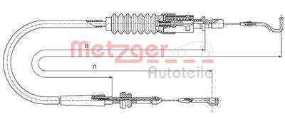 Accelerator Cable METZGER AUTOTEILE 14.4304