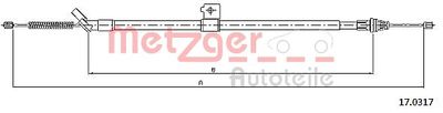 Cable Pull, parking brake METZGER AUTOTEILE 17.0317