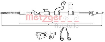 Cable Pull, parking brake METZGER AUTOTEILE 17.2579
