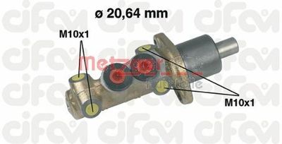 Brake Master Cylinder METZGER AUTOTEILE 202-059