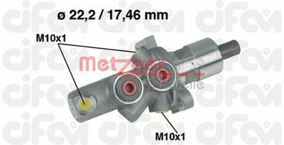 Brake Master Cylinder METZGER AUTOTEILE 202-175