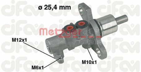METZGER AUTOTEILE 202-368 Brake Master Cylinder