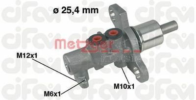 Brake Master Cylinder METZGER AUTOTEILE 202-368