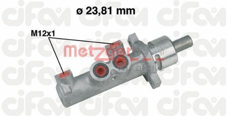 METZGER AUTOTEILE 202-366 Brake Master Cylinder