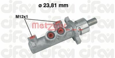 Brake Master Cylinder METZGER AUTOTEILE 202-366