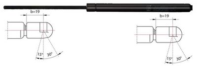Gas Spring, bonnet METZGER AUTOTEILE 2110231