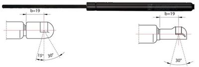 Gas Spring, boot/cargo area METZGER AUTOTEILE 2110251