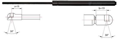 Gas Spring, boot/cargo area METZGER AUTOTEILE 2110271