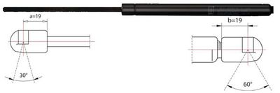 Gas Spring, boot/cargo area METZGER AUTOTEILE 2110339