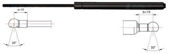 METZGER AUTOTEILE 2110350 Gas Spring, boot/cargo area