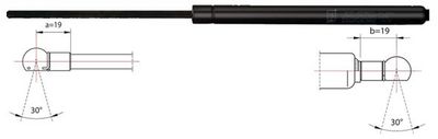 Gas Spring, boot/cargo area METZGER AUTOTEILE 2110500