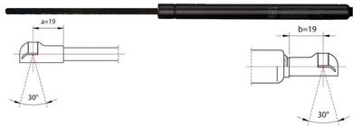 Gas Spring, boot/cargo area METZGER AUTOTEILE 2110523