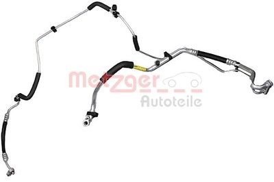 High-/Low Pressure Line, air conditioning METZGER AUTOTEILE 2360111