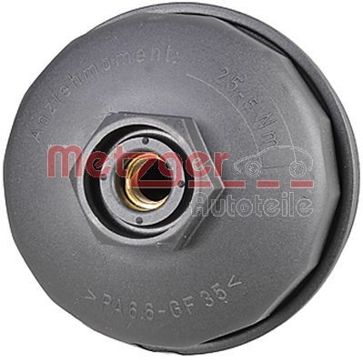 METZGER AUTOTEILE 2370070 Cap, oil filter housing