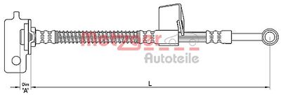 Brake Hose METZGER AUTOTEILE 4110136