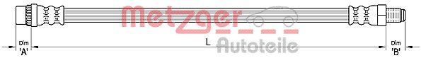 METZGER AUTOTEILE 4110227 Brake Hose