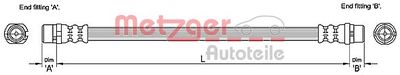 Brake Hose METZGER AUTOTEILE 4110251