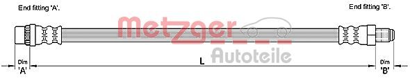 METZGER AUTOTEILE 4110261 Brake Hose