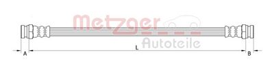 Brake Hose METZGER AUTOTEILE 4110320