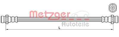 Brake Hose METZGER AUTOTEILE 4110640