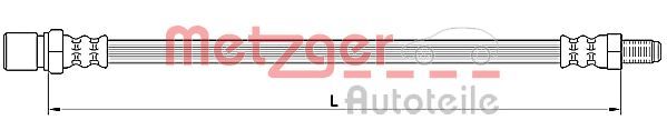 METZGER AUTOTEILE 4110641 Brake Hose