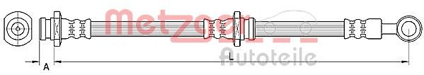 METZGER AUTOTEILE 4110669 Brake Hose