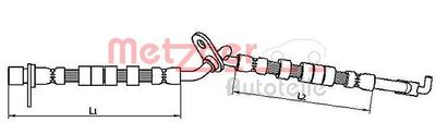 Brake Hose METZGER AUTOTEILE 4110708